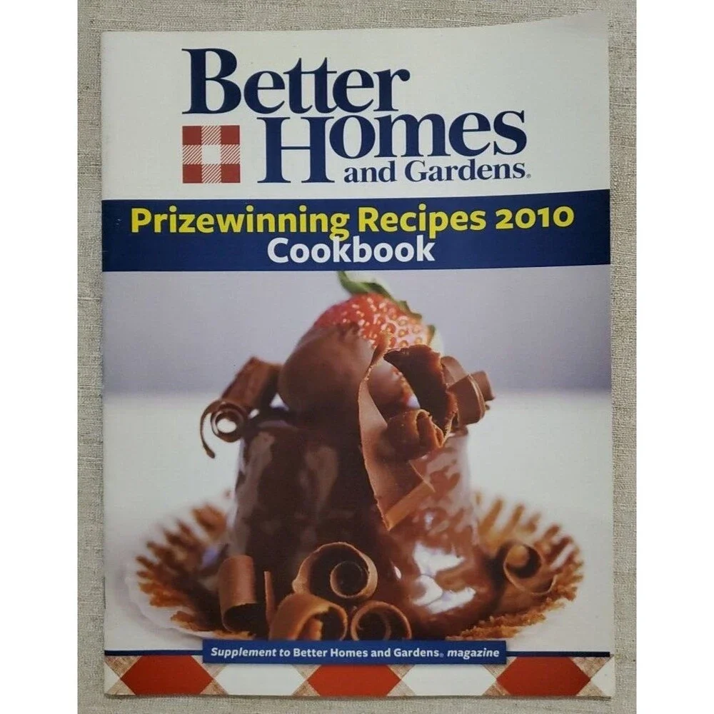 Lot of 4 Vintage Better Homes & Gardens Cookbooks (1988-2010)